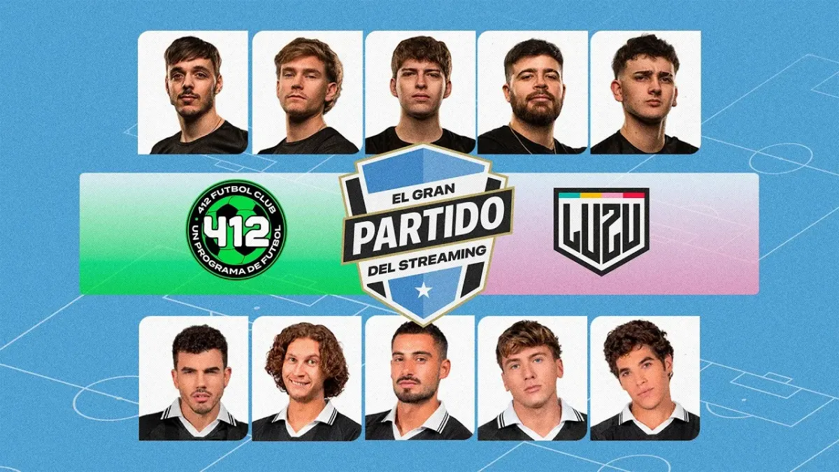 Luzu vs 412 en vivo: mirá acá el partido del streaming entre Nico Occhiato, Davoo y La Cobra