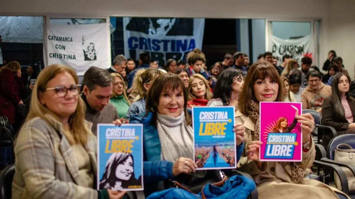 PJ de Catamarca realizó un acto por la libertad de Cristina Fernández de Kirchner