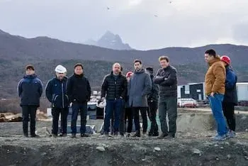 Melella presentó usina en Tierra del Fuego y aumentan dudas por equipos chinos
