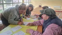 Villafañez y Nieto en el primer taller del Corredor Cumbre de Narváez