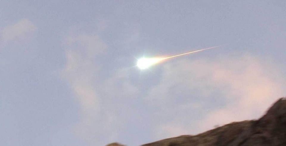 Esta mañana habría caído un meteorito en Tinogasta