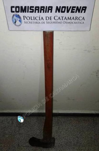 Aprehenden a un hombre que intentó atacar con un hacha a un niño
