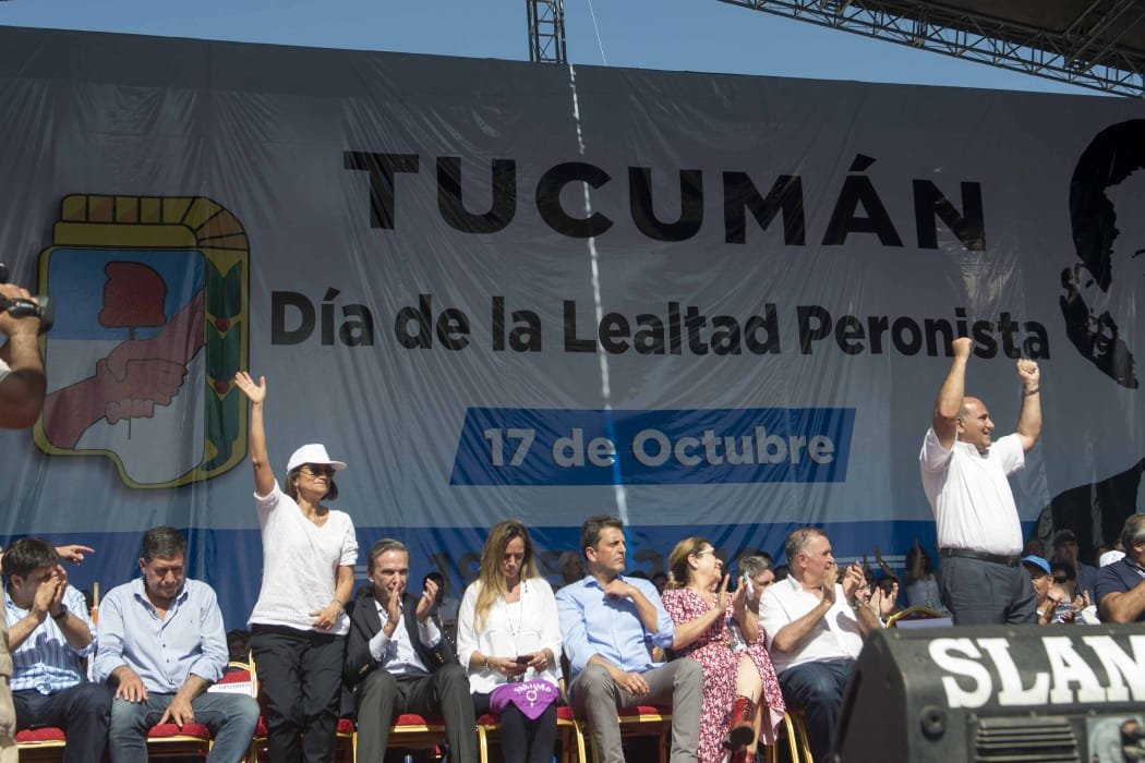 Lucía Corpacci festejó el día de la Lealtad en Tucumán