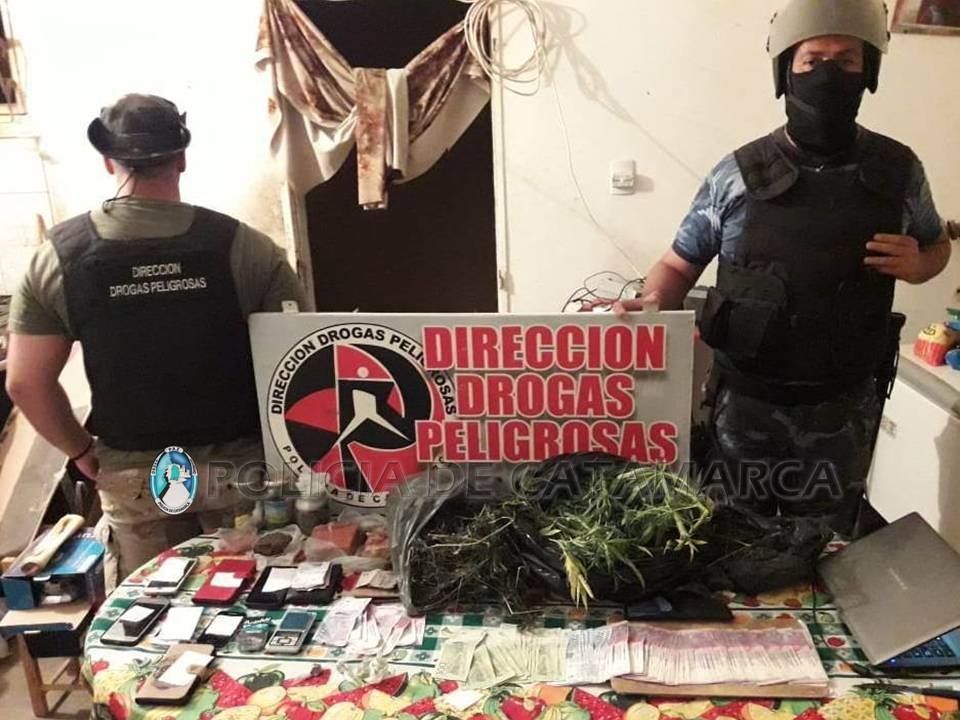 Otro golpe a la droga en Valle Viejo