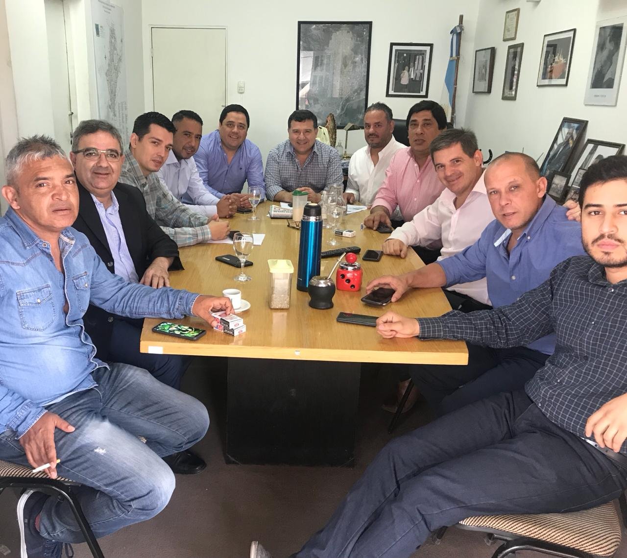 Visita protocolar del intendente Raúl Jalil al Concejo Deliberante