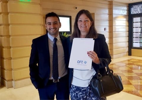 Natalia Ponferrada y Juan Rosales participaron de una reunión conjunta del CFT y el COFEMA