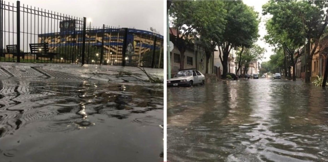 Por la lluvia, a las 13 hs. la Conmebol decide si se juega o se suspende el Boca-River