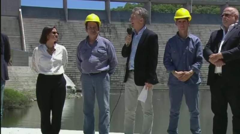 Macri en el Dique El Bolsón, anunció que el Aeropuerto de Catamarca será Internacional