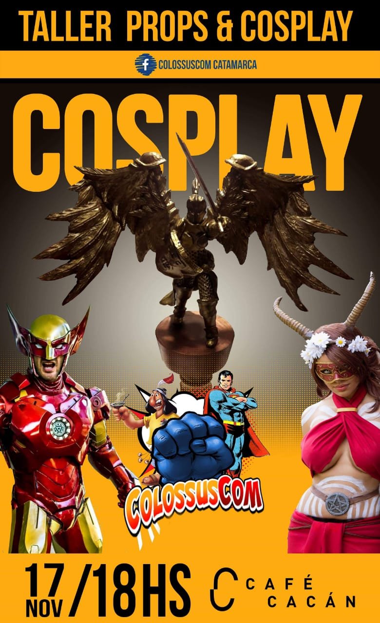 Taller de Props & Cosplay el 17 de noviembre