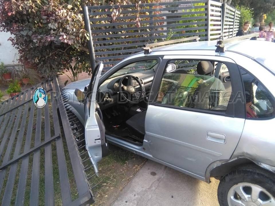 La policía dio detalles sobre un choque de ayer en Valle Viejo