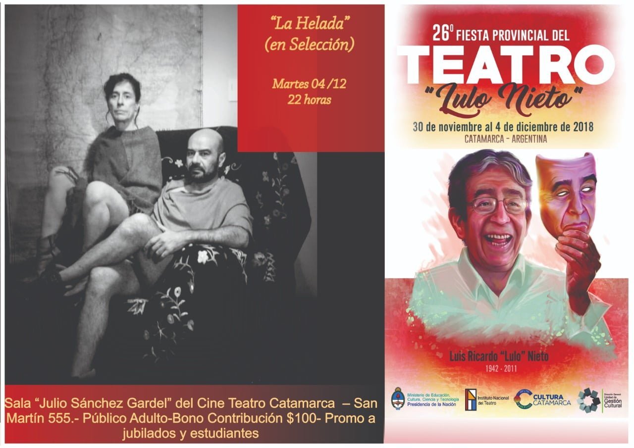 Este martes se realizará un Homenaje a Lulo Nieto, en el cierre de la Fiesta Provincial del Teatro