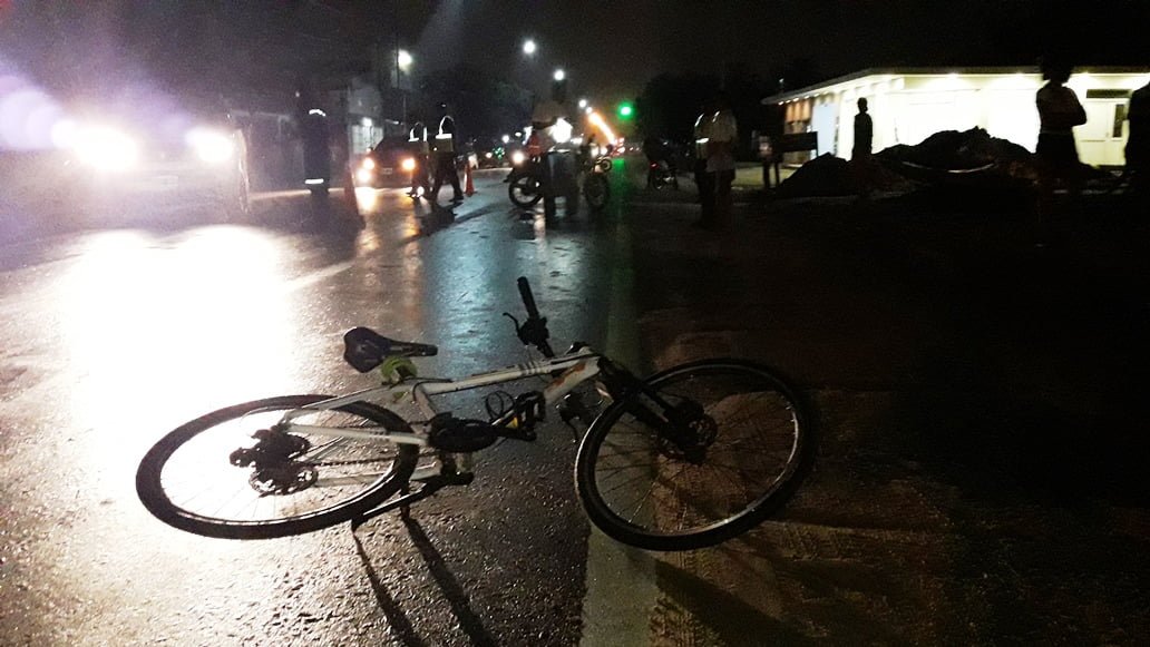Ruta 38: Chocaron una moto y una bicicleta