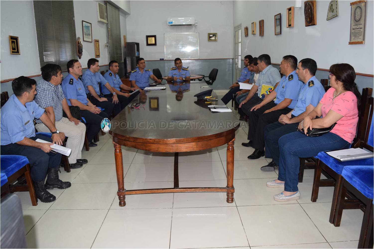 Reunión con el Comando de la Policía por los estrictos controles previstos para Fin de Año