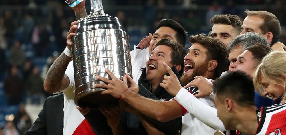 Un Gallardo campeón que lució una camiseta especial