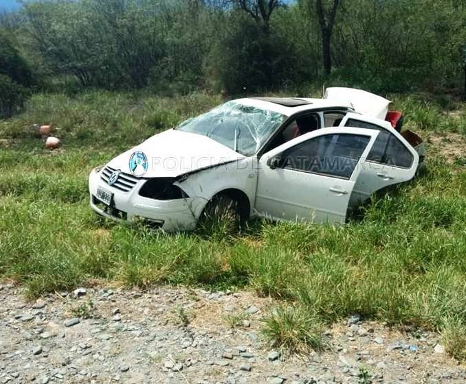 Vuelco en Capayán