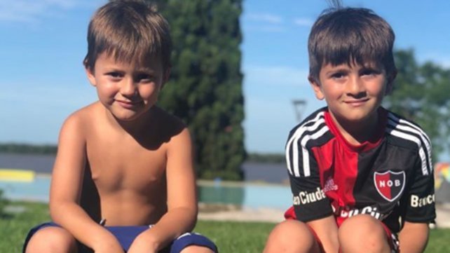 De tal palo: la foto del hijo de Messi con la camiseta de Newell´s