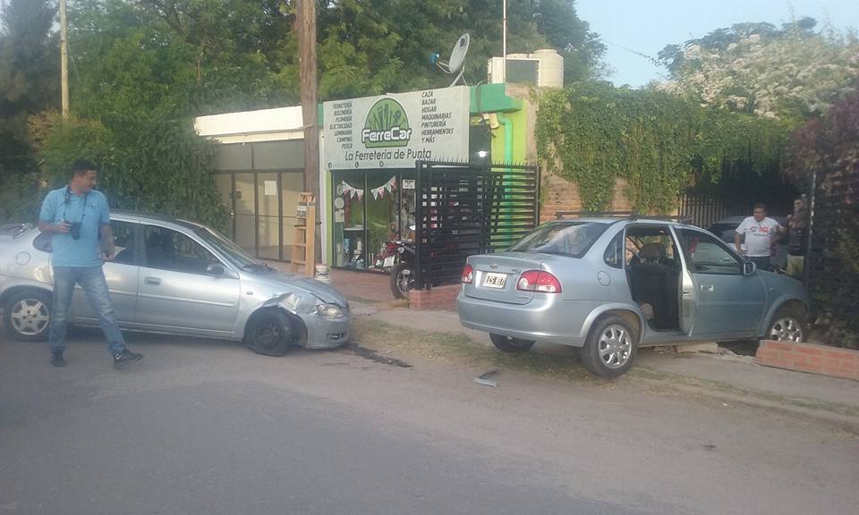 Triple choque en Valle Viejo