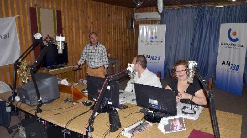 Empleados de Radio Nacional están de paro