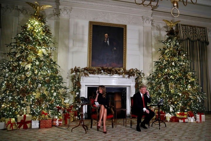 Trump le dijo a un nene que Papá Noel no existe