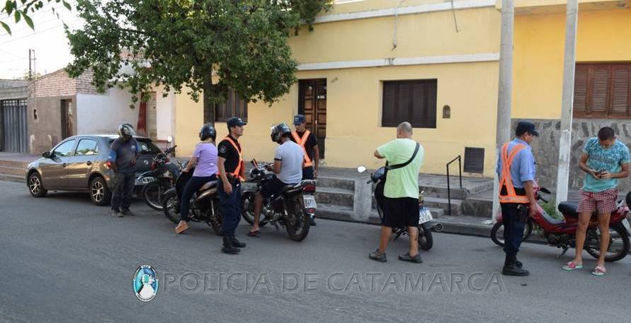 Secuestran 29 vehículos en controles en Capital, Valle Viejo y Fray Mamerto Esquiú