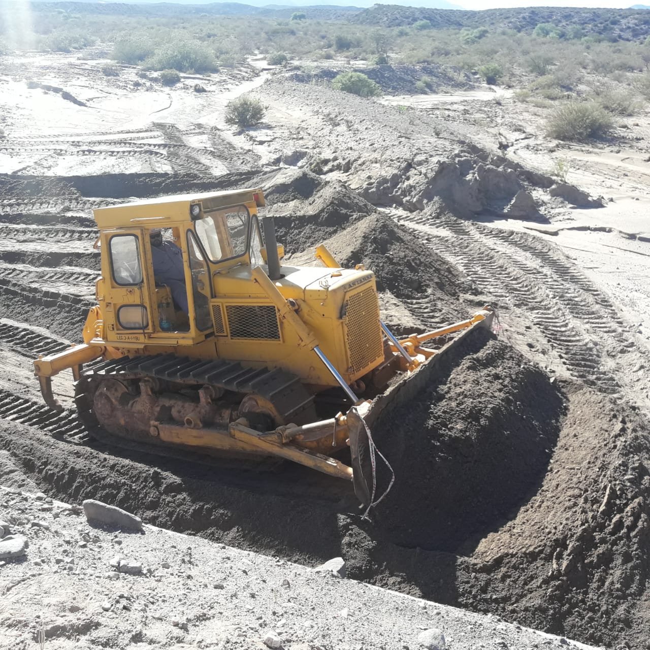 Se repararon daños en las rutas, ocasionados por las lluvias