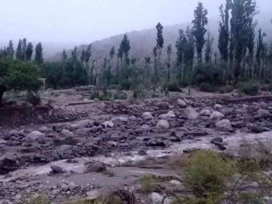 La creciente le llevó medio centenar de caprinos