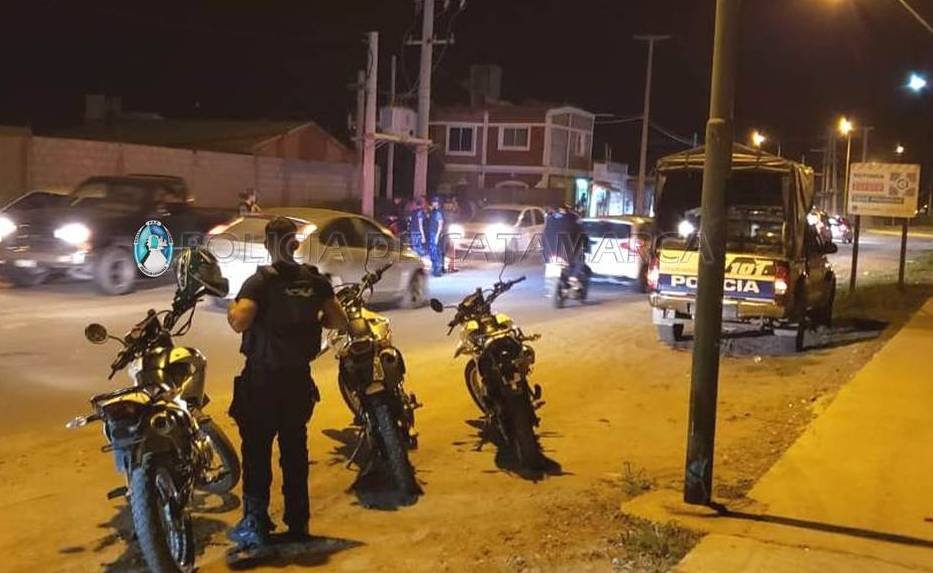 Operativo en Valle Viejo: Muchos motociclistas volvieron a sus casas con los casos en las manos