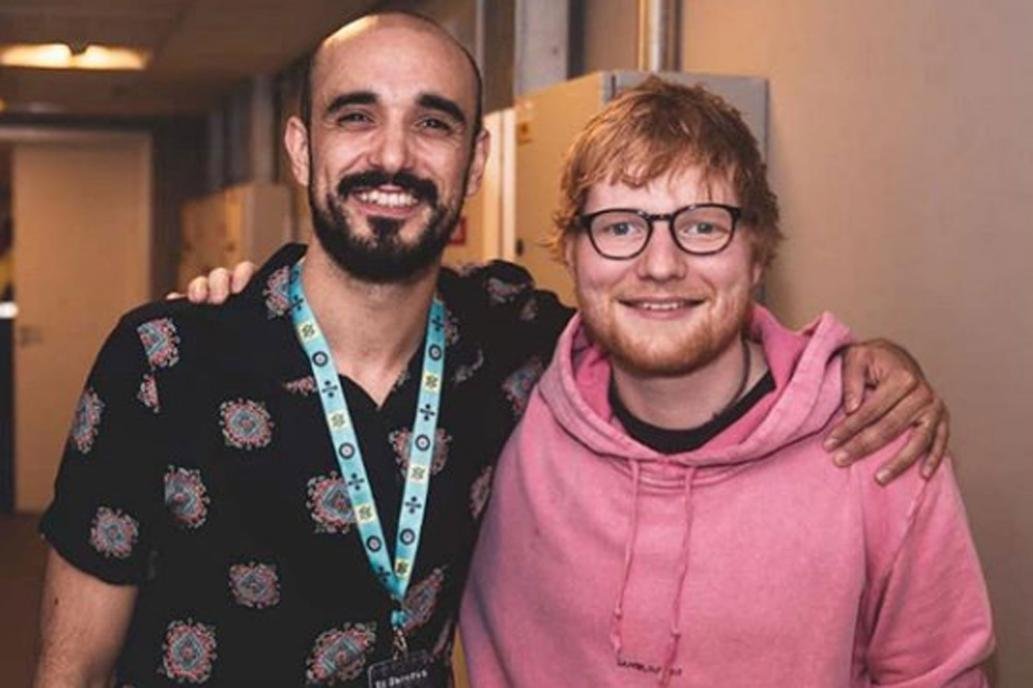 Abel Pintos fue a ver a Ed Sheeran y le dedicó unas emotivas palabras