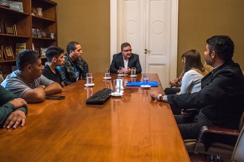 El Intendente Jalil recibió a familiares de Mario Alberto Yapura