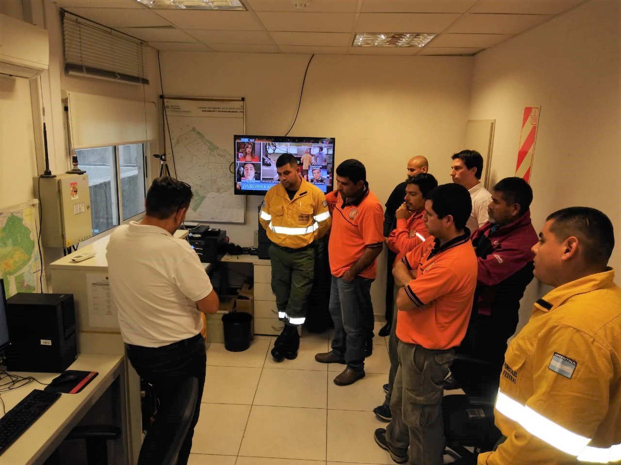 Técnicos de Defensa Civil Catamarca se capacitaron en Buenos Aires