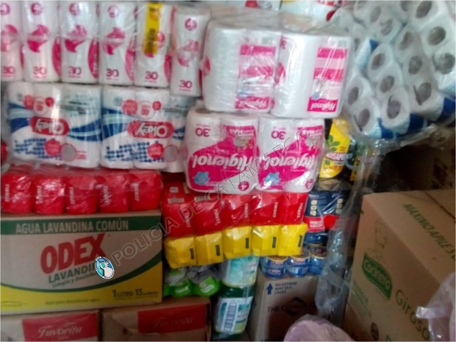 Secuestran carbón y alimentos en distintos procedimientos en un Puesto Caminero de Capayán