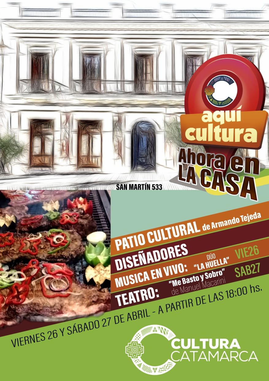 «Aquí Cultura, Ahora en la Casa», con nuevas propuestas para este fin de semana