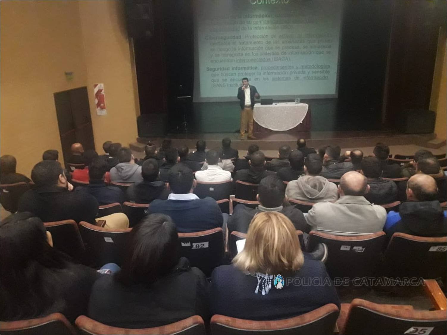 Capacitación sobre Seguridad informática para efectivos de la Policía de la Provincia