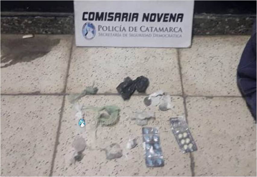 Detienen a un joven y secuestran droga en el sur