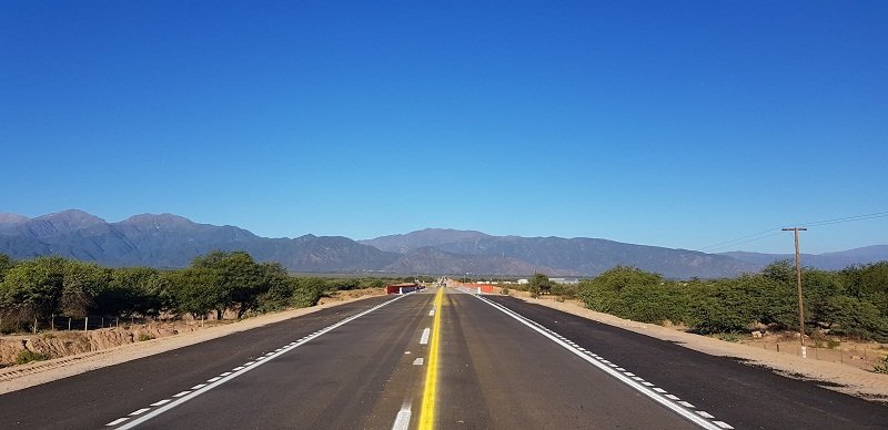 El Gobierno Nacional pavimentó más de 50 km de la RP 46 entre Andalgalá y Belén