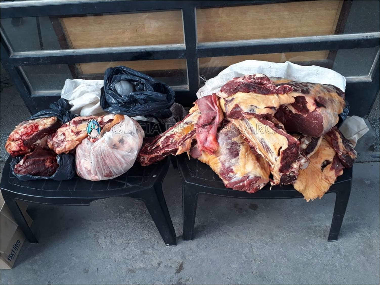 Secuestran carne vacuna en el Puesto Caminero El Portezuelo