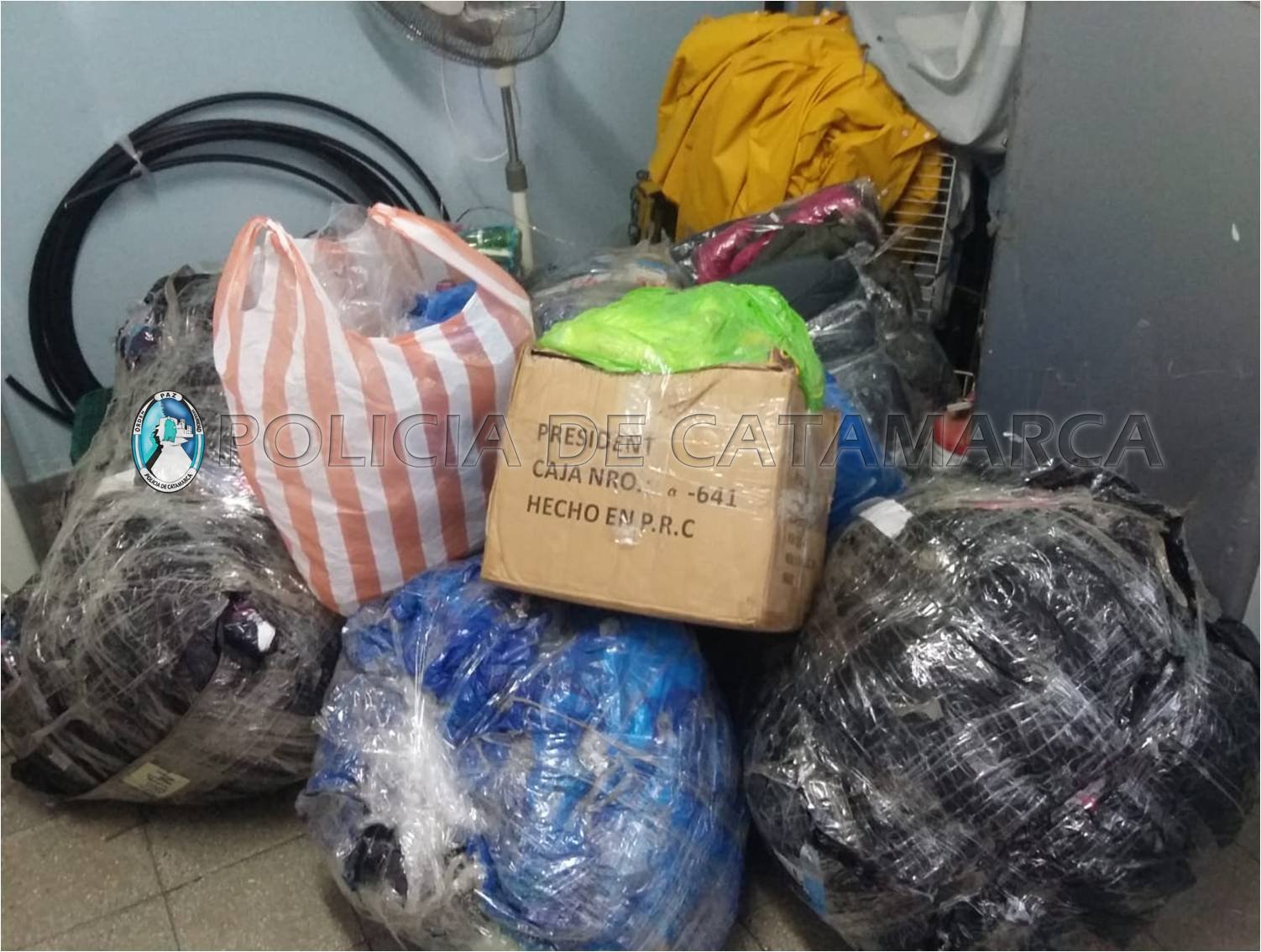 Secuestran mercadería ilegal en un puesto caminero de Capayán