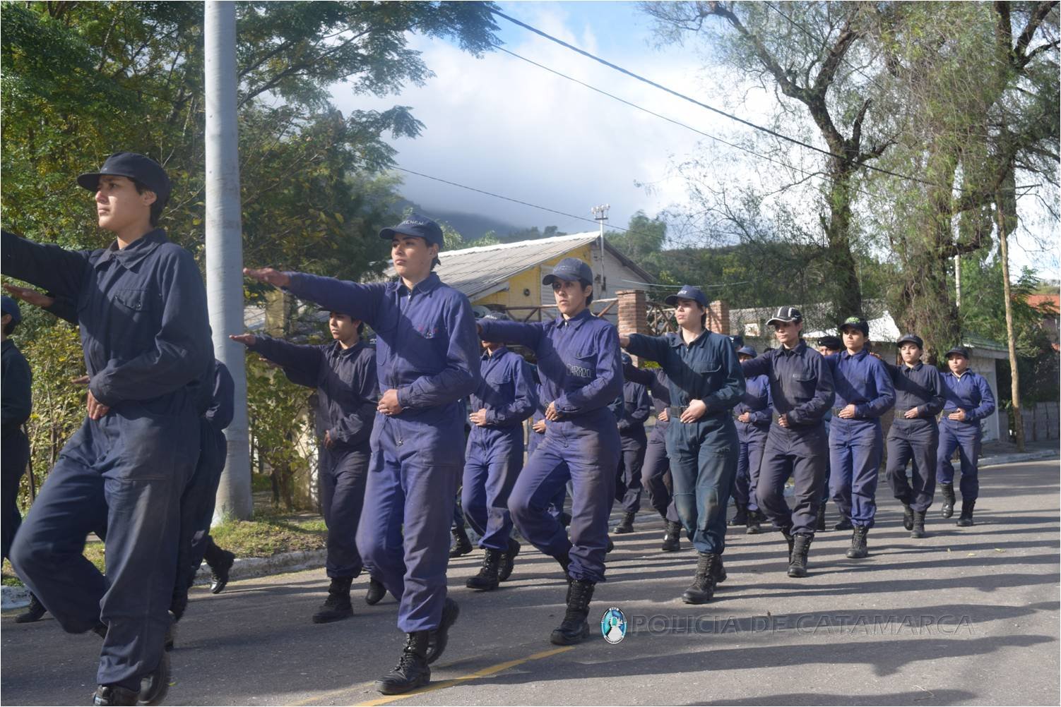 Finalizó el periodo de adaptación para el primer grupo de Aspirantes a Agentes de Policía