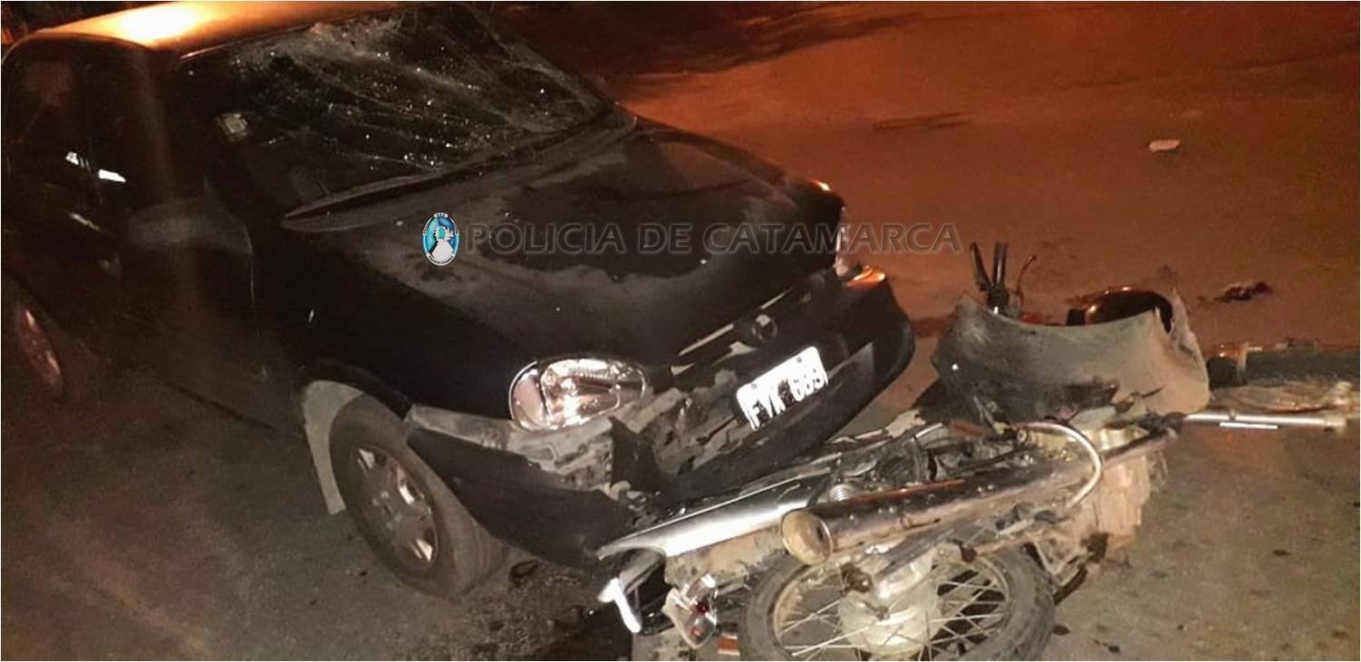 Accidente vial en Valle Viejo