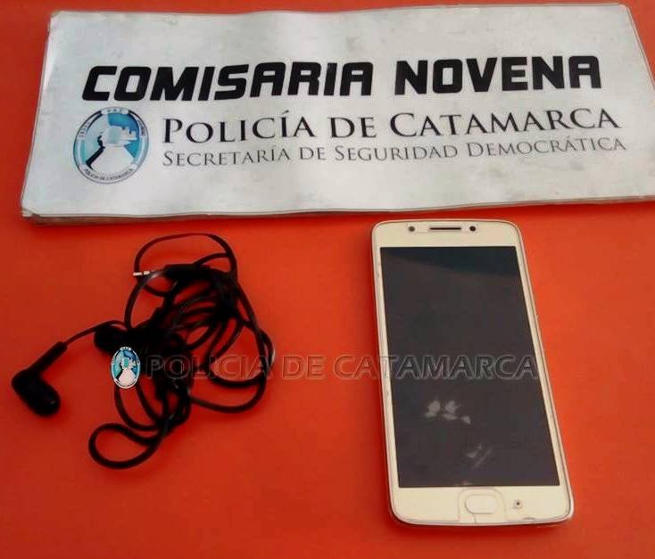 Detienen a un arrebatador violento y recuperan un teléfono celular robado