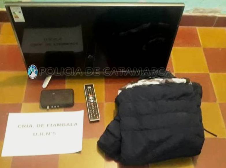 Arrestan a un joven y esclarecen un robo en Tinogasta