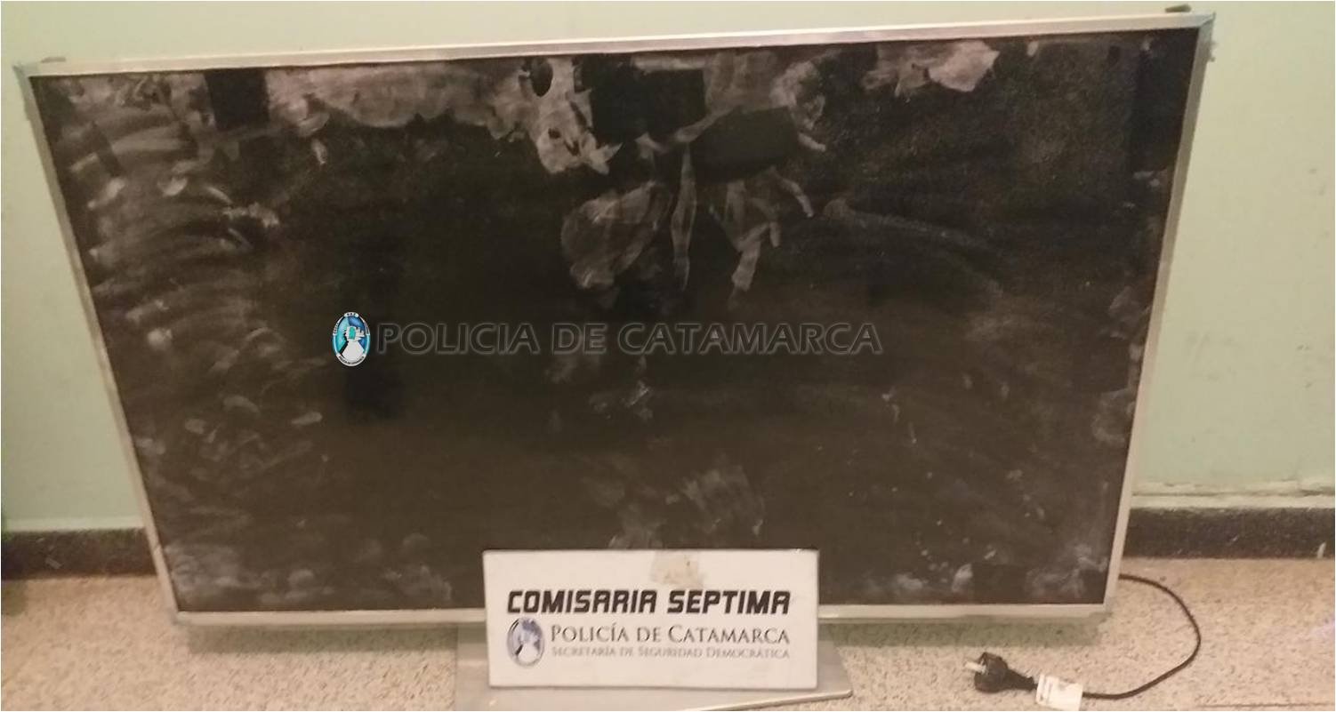 Aprehenden a un hombre y recuperan un televisor sustraído