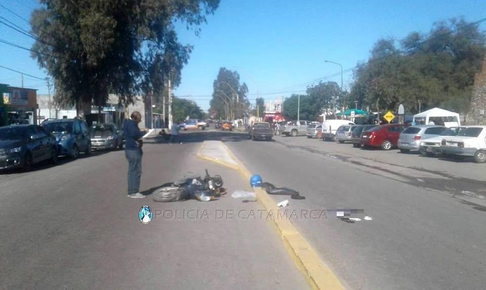 Fuerte accidente en el sector norte de la Capital