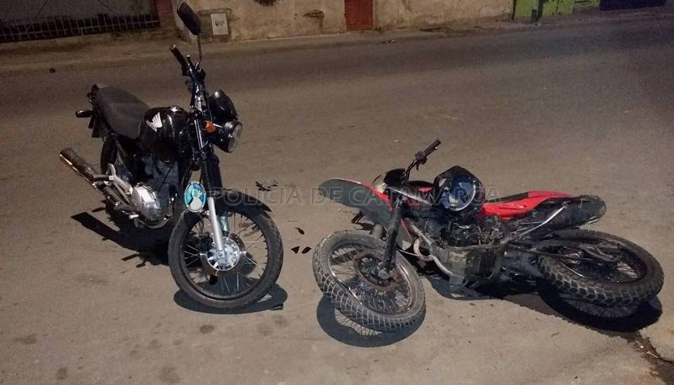 Dos motocicletas protagonizaron un accidente en Avenida Güemes