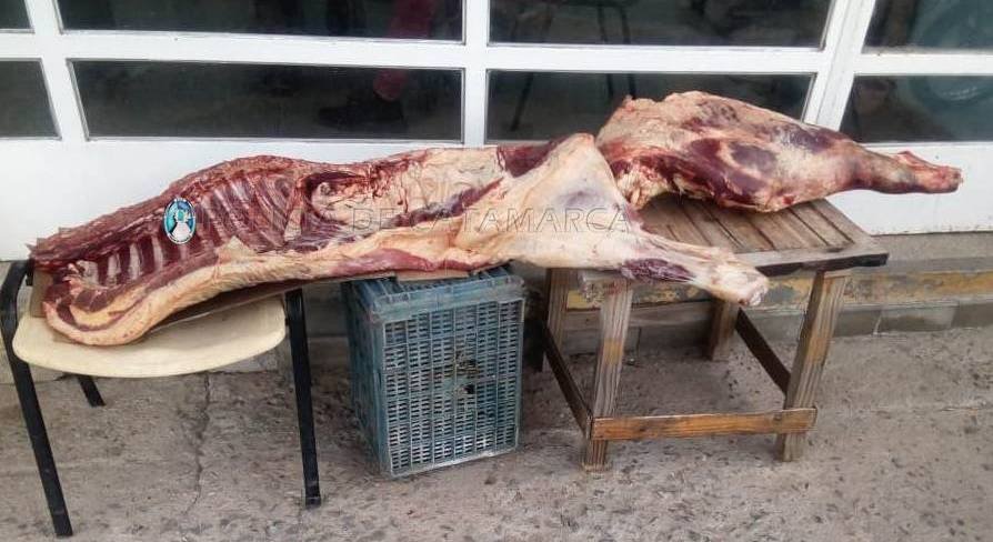 Secuestran carne vacuna en un Puesto Caminero de Valle Viejo