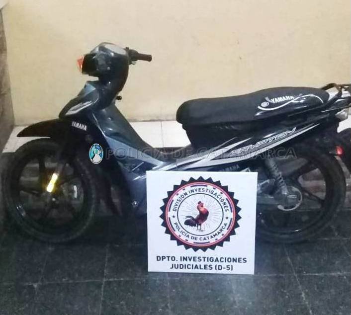 Recuperan una moto robada y mas breves policiales