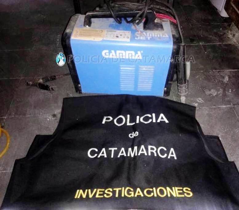 Secuestran una máquina soldadora sustraída en el norte de la Capital