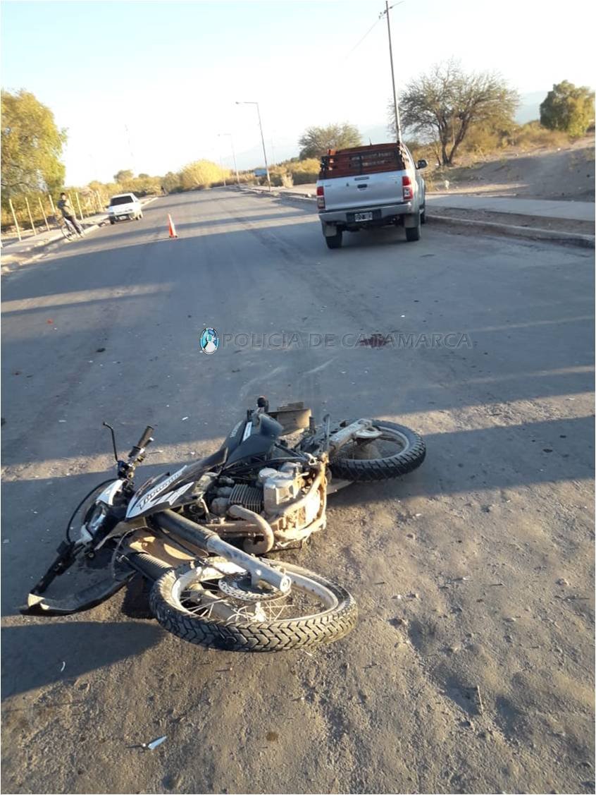 Siniestro vial en Tinogasta