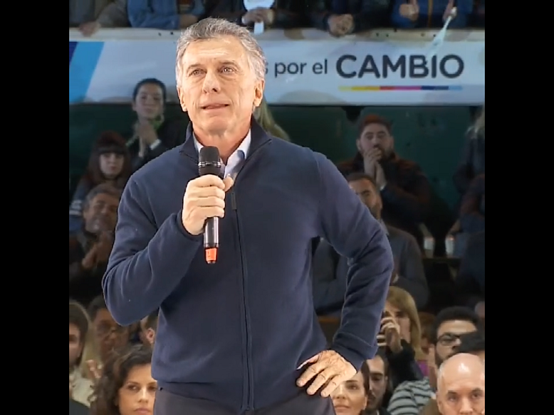 Mauricio Macri: «Hoy más que nunca necesito de la fuerza de todos»
