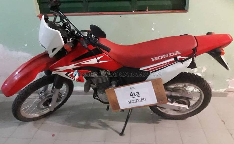Recuperan una moto sustraída en la Capital